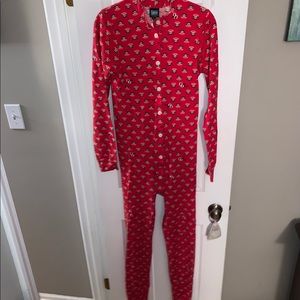 Paul Frank onesie one piece pajamas w/ butt flap!